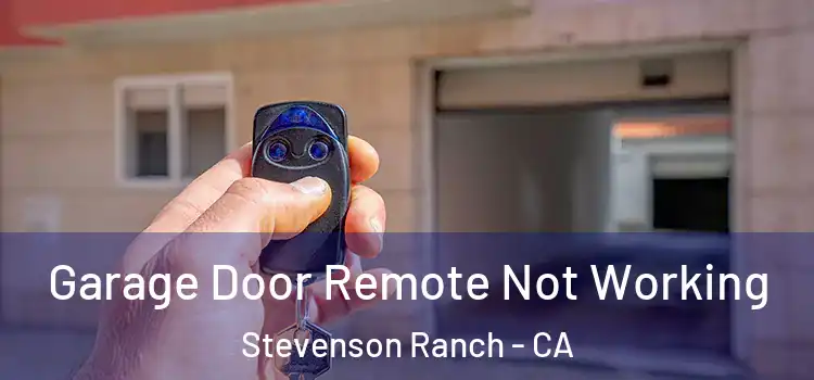  Garage Door Remote Not Working Stevenson Ranch - CA